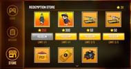 There are numerous items available in the store (Image via Free Fire)